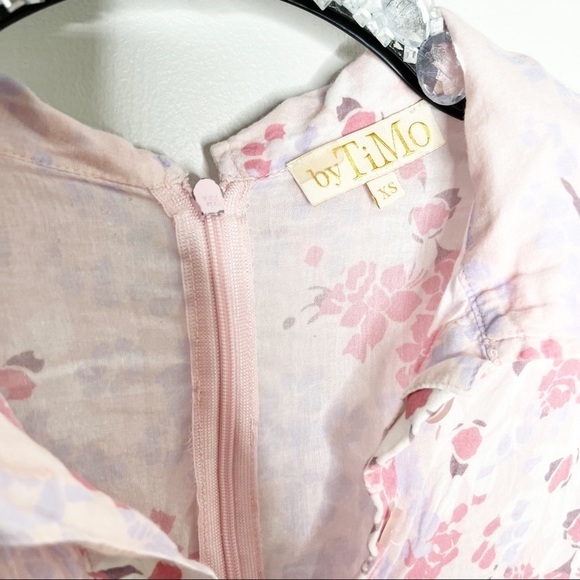 byTiMo Pink Floral Romper Size XS - Picture 6 of 11